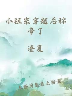 小祖宗穿越后称帝了