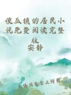 傻瓜镇的居民小说免费阅读完整版