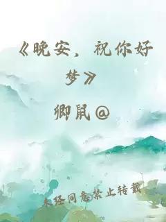 《晚安，祝你好梦》