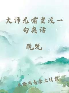 大师兄嘴里没一句真话